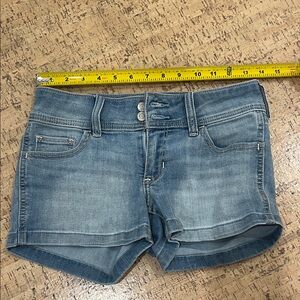 Hollister low rise jean shorts